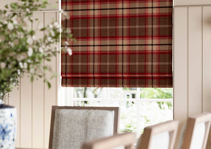 Highland, Rosso - Roman Blind - Image 5